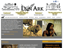 Tablet Screenshot of lionarkthemovie.com